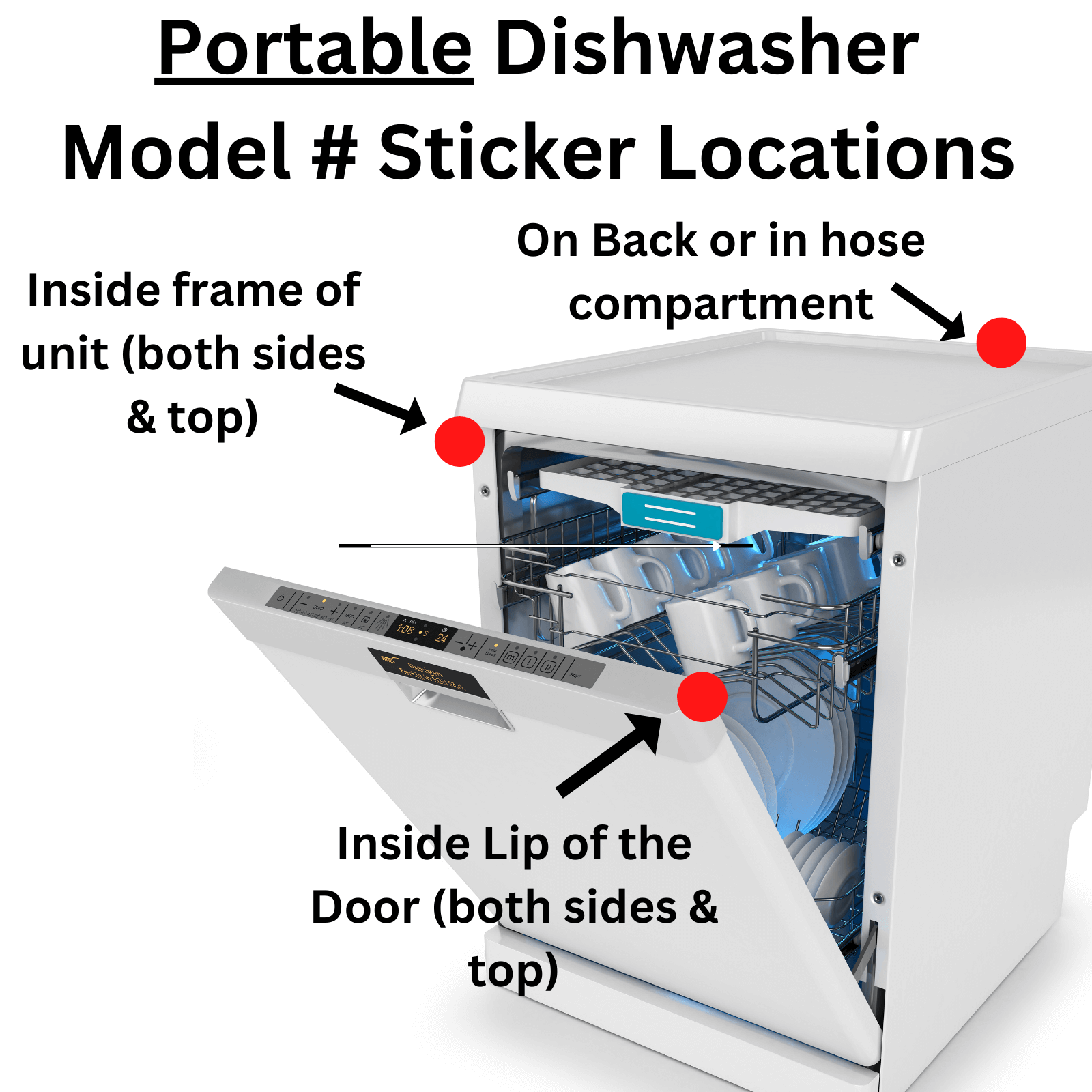 5304498212 NEW Frigidaire Upper Dishwasher Rack & Sprayer  AP7214968