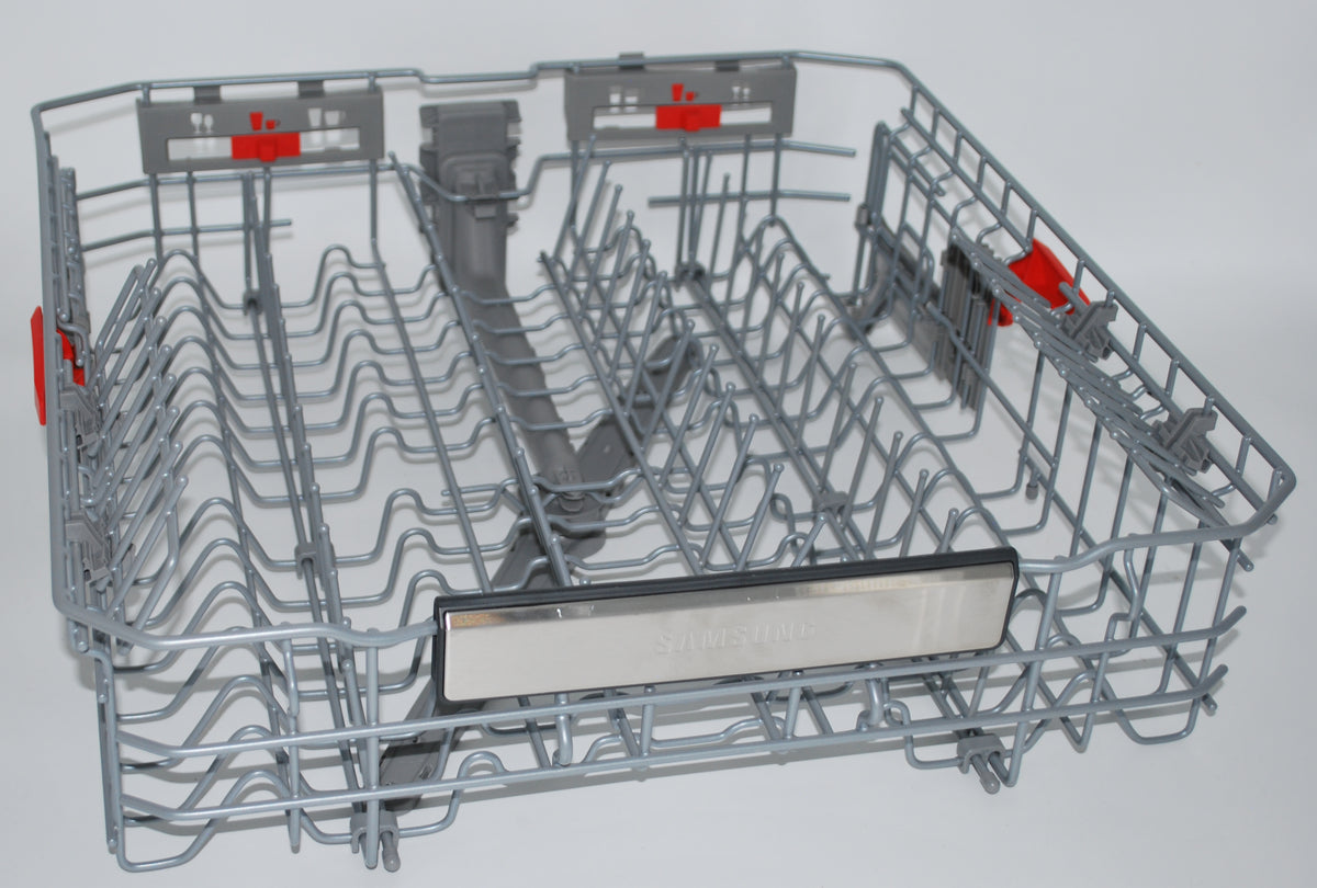 DD97-00605A NEW Samsung Complete Upper Dishwasher Rack with Adjusters & Sprayer